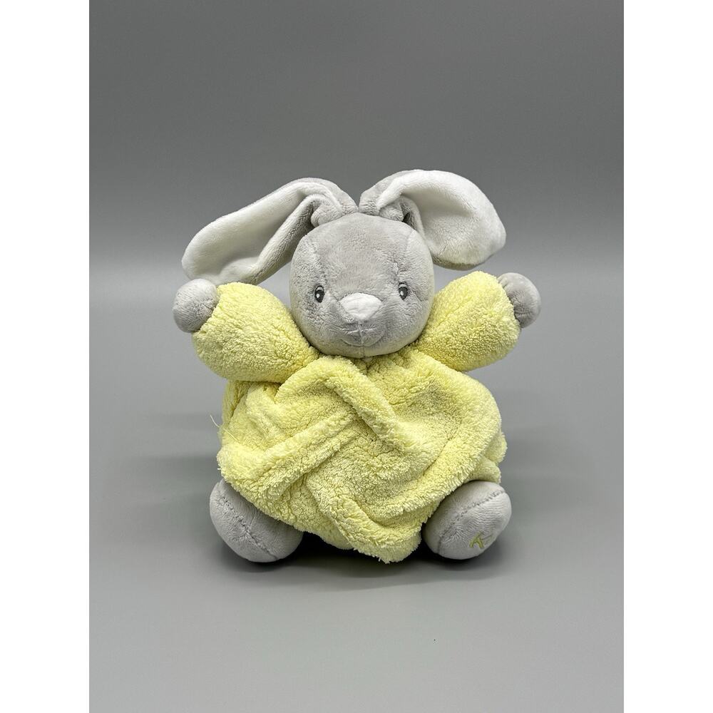 KALOO Bunny Rabbit Plush 8” Stuffed Animal Gray & Yellow Toy 2015